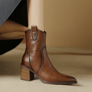 Bota Feminina de Couro Charlotte