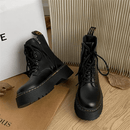 Bota Feminina de Couro Chelsea