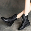 Bota Feminina de Couro Clássica Urban