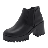 Bota Feminina de Couro com Salto Rubie