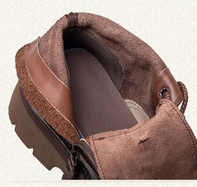Bota Feminina de Couro Coturno Euphoric