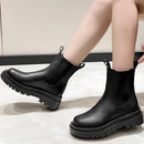 Bota Feminina de Couro Coturno Maggie