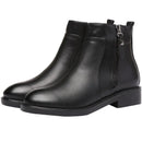 Bota Feminina de Couro em Lã Megan