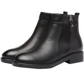 Bota Feminina de Couro em Lã Megan