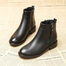Bota Feminina de Couro em Lã Megan