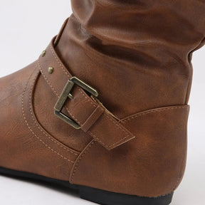 Bota Feminina de Couro Fiore