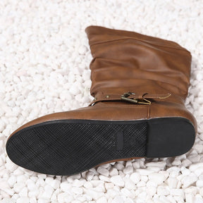 Bota Feminina de Couro Fiore