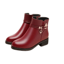 Bota Feminina de Couro Forrada Marie