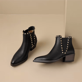 Bota Feminina de Couro Helda