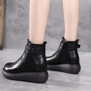 Bota Feminina de Couro Impermeável Bessie