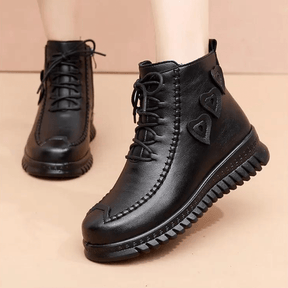 Bota Feminina de Couro Inverno Annie