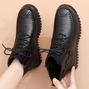 Bota Feminina de Couro Inverno Annie