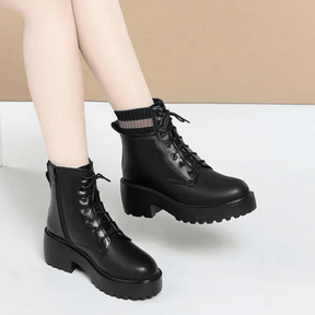 Bota Feminina de Couro Inverno Dakota