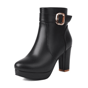 Bota Feminina de Couro Kayla