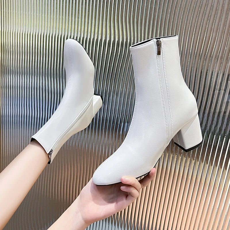 Bota Feminina de Couro Kimberly