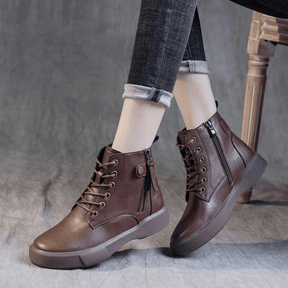Bota Feminina de Couro Laurie