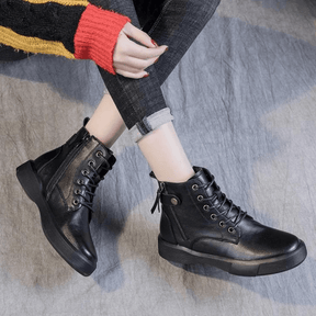 Bota Feminina de Couro Laurie