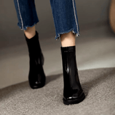 Bota Feminina de Couro Legítimo Bernice