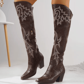 Bota Feminina Texana Cano Longo Cowboy
