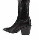 Bota Feminina Texana Preta Cano Longo