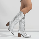 Bota Feminina Texana Vintage Bordada