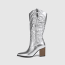 Bota Feminina Texana Vintage Bordada