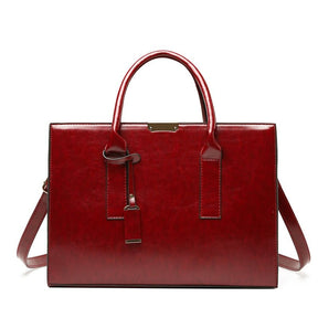 Conjunto Feminino em Couro Bolsa + 2 Carteira - Premium Bags