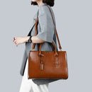 Conjunto Feminino em Couro Bolsa + 2 Carteira - Premium Bags