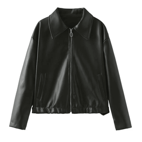 Jaqueta de Couro Feminina Out Wear