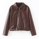 Jaqueta de Couro Feminina Out Wear