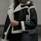 Jaqueta Feminina de Couro Aurora