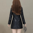 Jaqueta Feminina de Couro Aveludada Lady