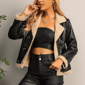 Jaqueta Feminina de Couro Beverley
