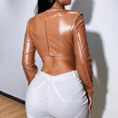 Jaqueta Feminina de Couro Brianna