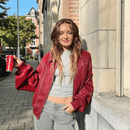Jaqueta Feminina de Couro Camille