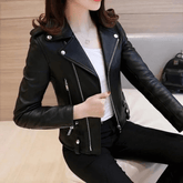 Jaqueta Feminina de Couro Carly