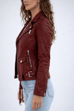 Jaqueta Feminina de Couro Casey