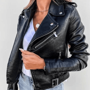 Jaqueta Feminina de Couro Casey