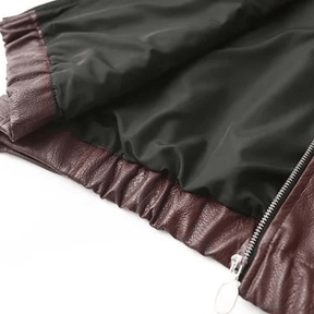 Jaqueta Feminina de Couro Casual Beauty