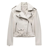 Jaqueta Feminina de Couro Classy