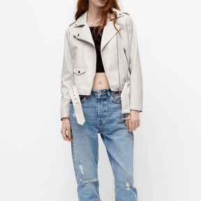Jaqueta Feminina de Couro Classy
