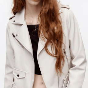 Jaqueta Feminina de Couro Classy
