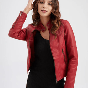 Jaqueta Feminina de Couro Colleen