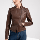 Jaqueta Feminina de Couro Inverno