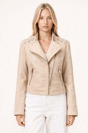 Jaqueta Feminina de Couro Inverno