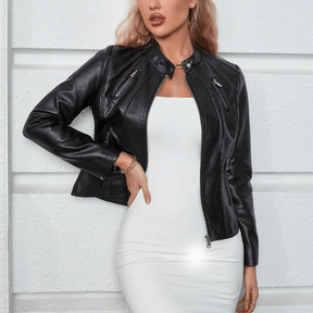 Jaqueta Feminina de Couro Karyn