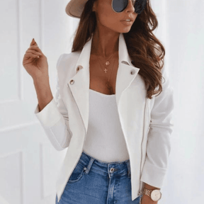 Jaqueta Feminina de Couro Lady Fashion