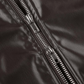 Jaqueta Feminina de Couro Leather