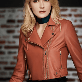 Jaqueta Feminina de Couro Julie