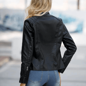 Jaqueta Feminina de Couro Luxy